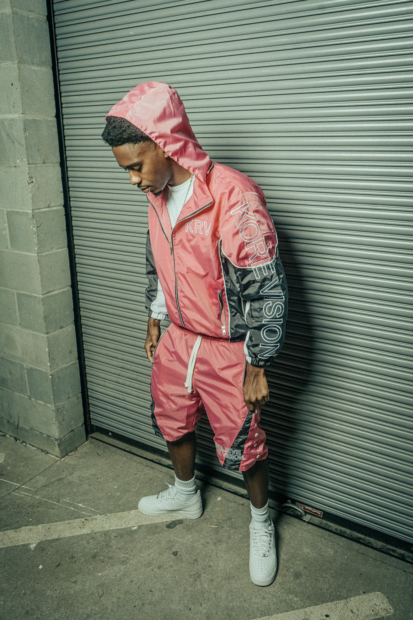 KRV Pink Track Shorts