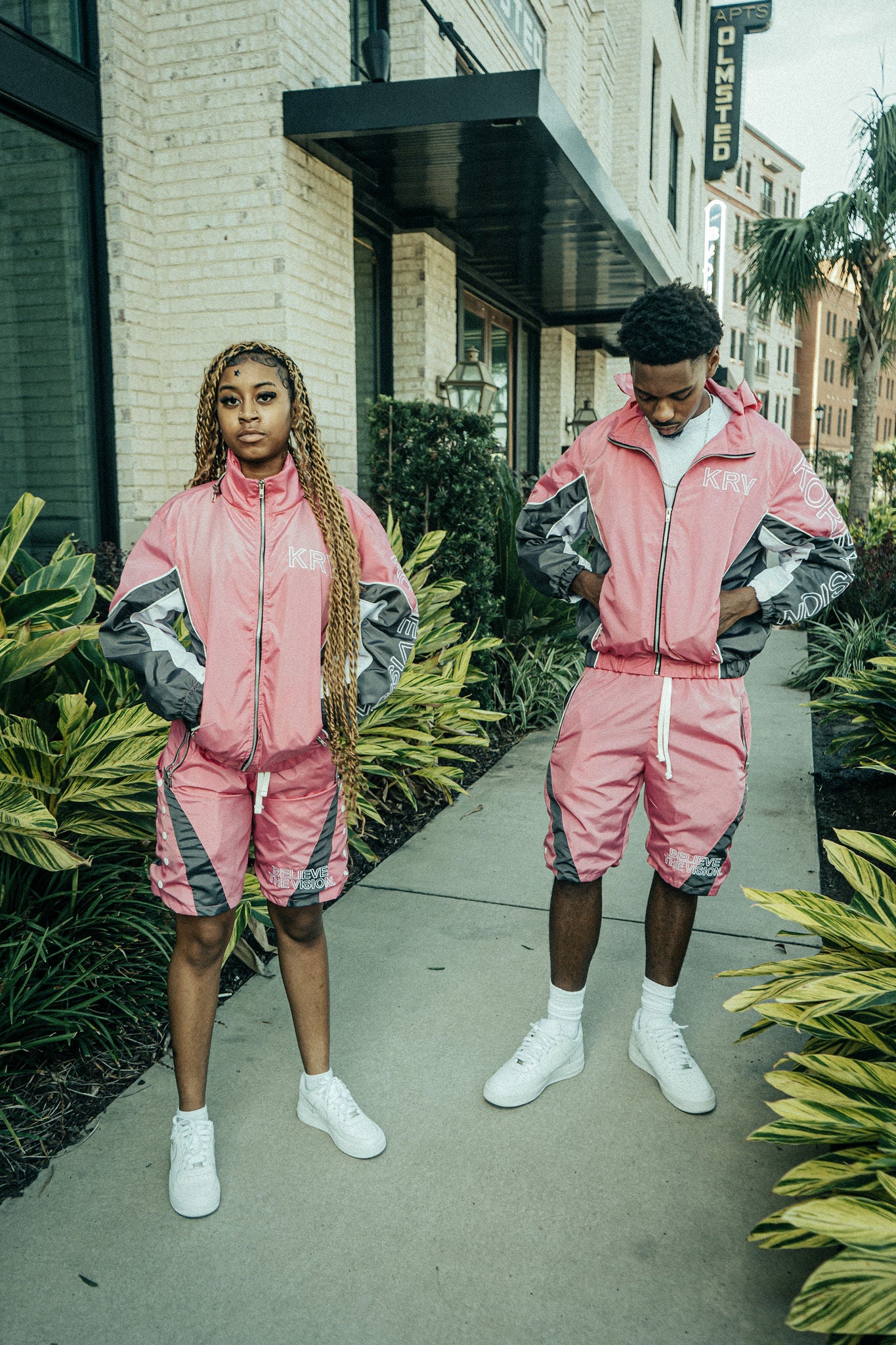 KRV Pink Track Shorts